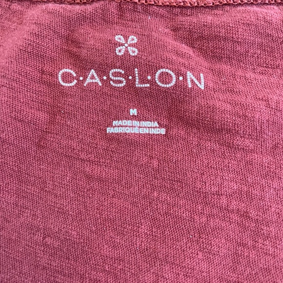 Caslon V-neck Muscle Tank - M Rust - Picture 2 of 4